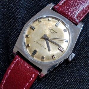 Camy vintage Swiss manual wind "Seven Seas" men's watch 1960s era